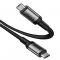 Kabel USB-C 3.1 Baseus Cafule PD 10Gbps 100W 4K 1m czarno-szary